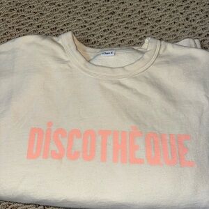 Cream Clare V sweatshirt size small Discothèque'